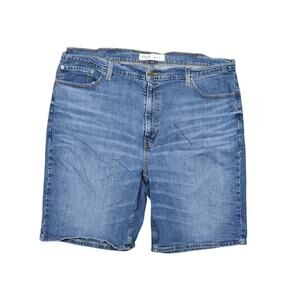 Levi's Signature Men's Cargo Shorts Blue Size 42 - Preowned Denim Stretch